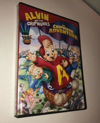 Alvin And The Chipmunks - The Chipmunk Adventure Dvd Only 2008 Rare Oop Limited