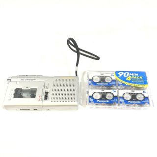 Rare Sony Vor M - 540v Voice Recorder,  4 Sony Micro Cassettes