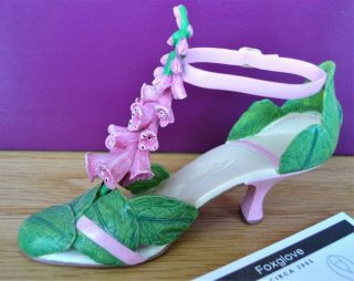 Just The Right Shoe - Foxglove,  2005 Breast Cancer Awareness shoe,  RARE 3