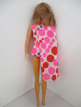 Vintage 1960 ' s Dramatic Living Mod Barbie Doll - Polka Dot Bathing Suit 3