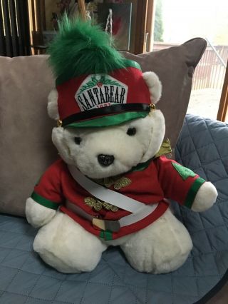 Vintage Sant Bear Nutcracker Christmas Teddy Bear 1997 Dayton - Hudson