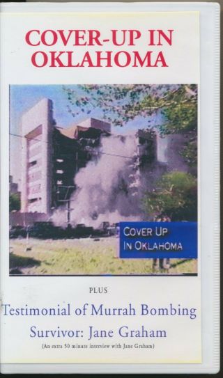 Cover - Up In Oklahoma Okc Bombing Conspiracy Theory Timothy Mcviegh Rare Vhs