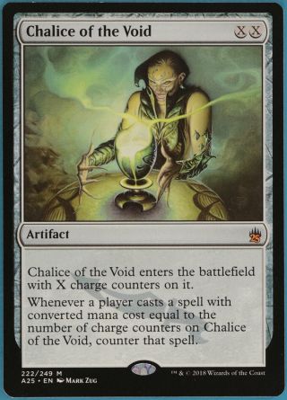 Chalice Of The Void Masters 25 Nm - M Artifact Mythic Rare Card (96519) Abugames