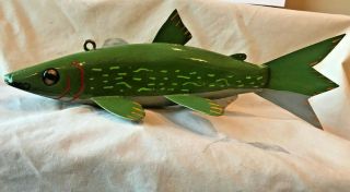Ron Hamm Minnesota Folk Art Fish Decoy 2