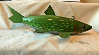 Ron Hamm Minnesota Folk Art Fish Decoy 3