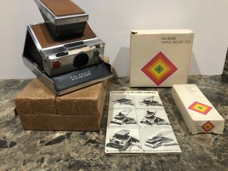 Rare Vintage 1973 Polaroid Sx - 70 Camera In Styrofoam,  Instruction,
