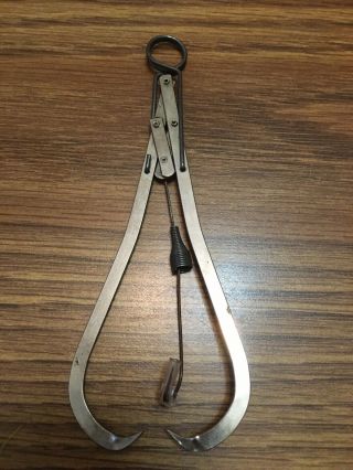 Rare Vintage Harness Kayen Vee Spring Loaded Bait Holder Hook Lure Large 4” 2