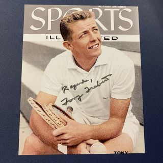 Tony Trabert Hand Signed 8x10 Photo Autographed Tennis Legend Very Rare