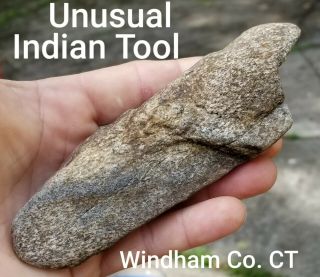 Native Paleo Indian Posted Tool Artifact Weapon Tool Blade Rare Spade Arrowhead