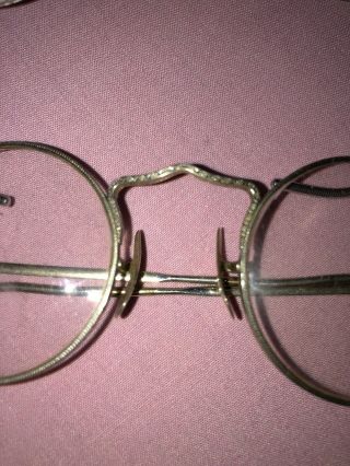 4 Vintage Antique Eyeglasses Eye Glasses Spectacles B&L 14k Pad,  Villadium Etc. 3