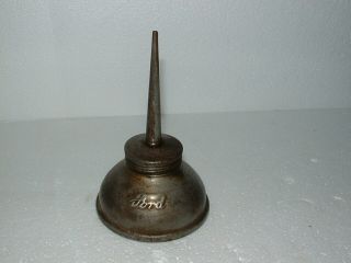 Vintage Antique Advertising Ford Script Oiler Oil Can - Ford Oiler Can