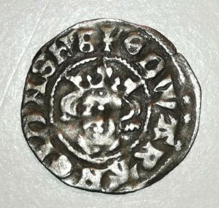 Rare 1272 - 1307 Britain Edward I Silver Hammered Penny 1d - London -