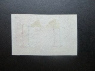 Tasmania Stamps: Chalon Imperf Pair Rare - POST (f96) 2