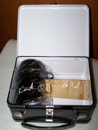 NIRVANA Kurt Cobain Lunchbox Black W/Thermos RARE Collectible 2005 NECA 2