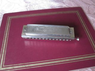 Rare Chromonica,  Chromatic Harmonica Key Of C; Slider.  Made By Germany