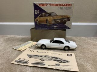 Rare Vintage Mpc 1967 Oldsmobile Toronado Olds Model Car 1467 W/ Box