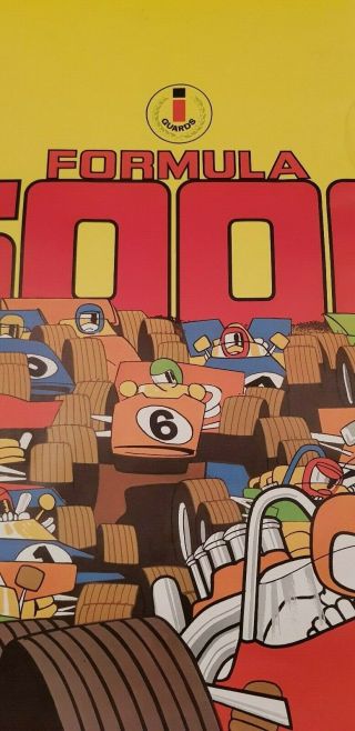 FORMULA 5000 MOTOR RACE Poster.  Stunning Contempary design.  RARE. 3