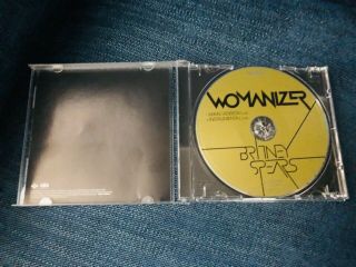 Britney Spears Womanizer Rare Promo Dj Cd Single W/ Instrumental 