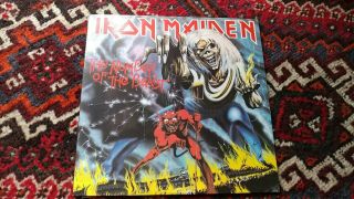 Iron Maiden Ultra Rare Notb 1982 Singapore Album Pressing.  Unique