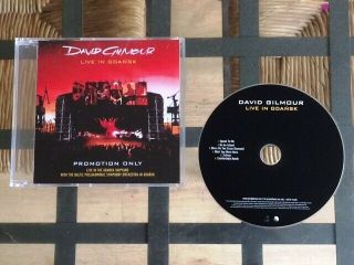 David Gilmour: Live In Gdansk - Rare Limited Edition Advance Uk Promo Cd Sampler