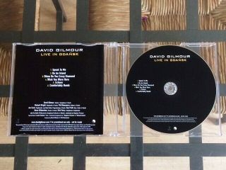 David Gilmour: Live In Gdansk - Rare Limited Edition Advance UK Promo CD Sampler 3