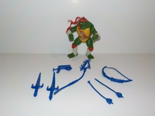 1997 Rare Teenage Mutant Ninja Turtles Tmnt Next Mutation Raphael Complete