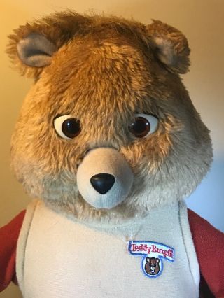 Vintage 1985 / 1991 Teddy Ruxpin Talking Bear Plush Worlds Of Wonder Toy 2