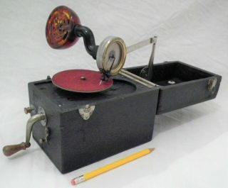Rare Vintage Cameraphone 1920s Gramophone Phonograph 78 Rpm Record Player
