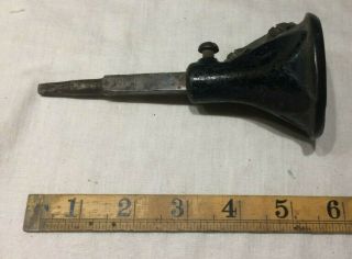 Rare Antique Wood Stake Sharpener Drill Bit Rotary Tool / Post Pointer