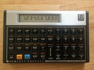Vintage Rare Hewlett Packard Hp 15c Scientific Calculator With Case