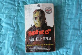 Friday The 13th Hate - Kill - Repeat Rare 2005 Horror Paperback,  Jason Arnopp