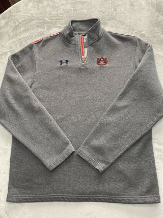 Auburn Team Issued Player Issued Under Armour Sweatshirt Size Medium Gray Rare