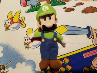 Rare 2007 Hudson Soft Mario Party 5 Luigi Plush Sml Doll Toy Nintendo Mp5