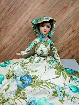 Antique French Composition Boudoir Doll Soft Eyelashes 27 " Tall Marked On Back