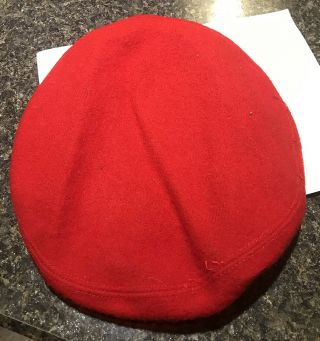 Official Boy Scout Beret Red Rare Xxl Rc1