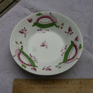 Early English Soft Paste Porcelain Sprig Ware Saucer - - Nr