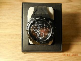 Vintage Swiss Made SWATCH IRONY Black Plastic Chronograph Sports watch,  Unisex 3