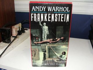 Andy Warhol Presents Frankenstein Vhs 1973 Great Shape Rare Cult Horror Flesh