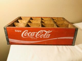 Rare Vintage 1977 Temple Chattanooga Coke Coca Cola Wooden Crate