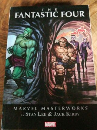 Fantastic Four Marvel Masterworks Volume 2 Paperback 2009 Tpb Rare Jack Kirby