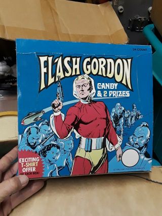 Rare Phoenix Candy 1978 Flash Gordon Counter Display Candy Box