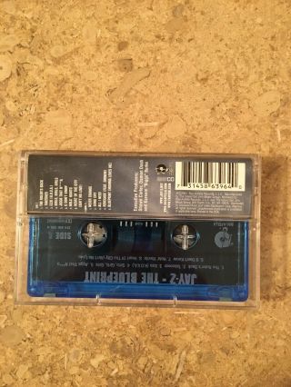 Jay - Z The Blueprint Cassette Blue Tape Authentic Hip Hop Rare 2