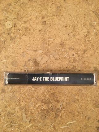 Jay - Z The Blueprint Cassette Blue Tape Authentic Hip Hop Rare 3