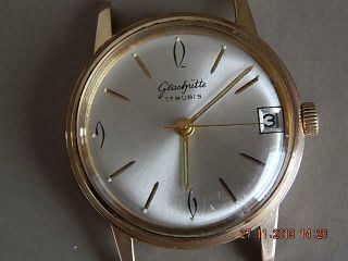 Old Stock Minty Gub Glashutte With Date Dial Wach Rare