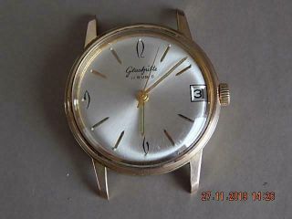 Old stock minty Gub Glashutte with date dial wach rare 2