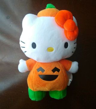 Hello Kitty Halloween Pumpkin Plush Tanaka Two Scars On Face Extremely Rare