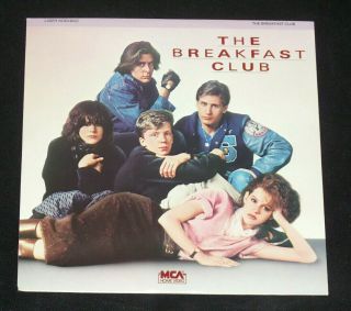 The Breakfast Club (1985) Laserdisc John Hughes,  Molly Ringwald Ld Rare
