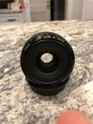 Canon EF 35 mm f/2.  0 Wide Angle Lens - rarely,  if ever, 3