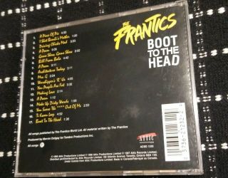 THE FRANTICS - Boot to the Head CD rare album 1996 Pressing 2