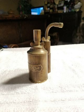 Rare And Mini Antique The Reliable White Mfg.  Co.  Chicago Brass Blow Torch